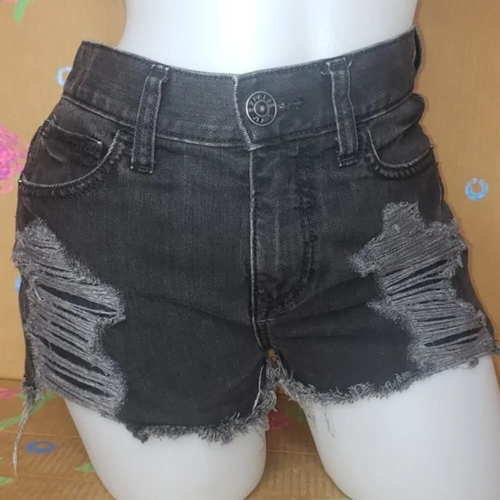 Express jeans destroyed